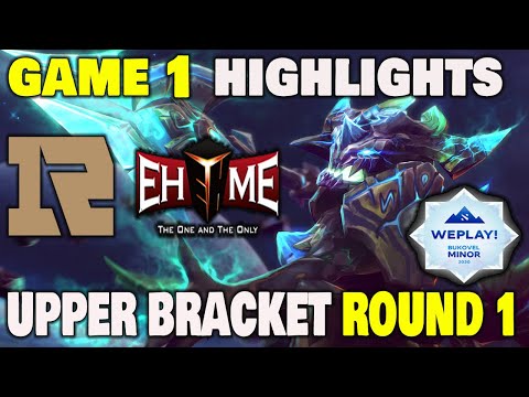 ROYAL NEVER GIVE UP VS EHOME GAME 1 Bukovel Minor 2020 Qualifier