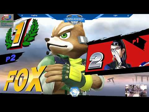 Onslaught 104 - Winner's Finals: Light (Fox) vs LingLing (Bayonetta)