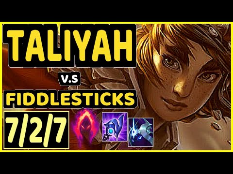 TALIYAH vs FIDDLESTICKS - 7/2/7 KDA JUNGLE GAMEPLAY - BR Ranked GRANDMASTER
