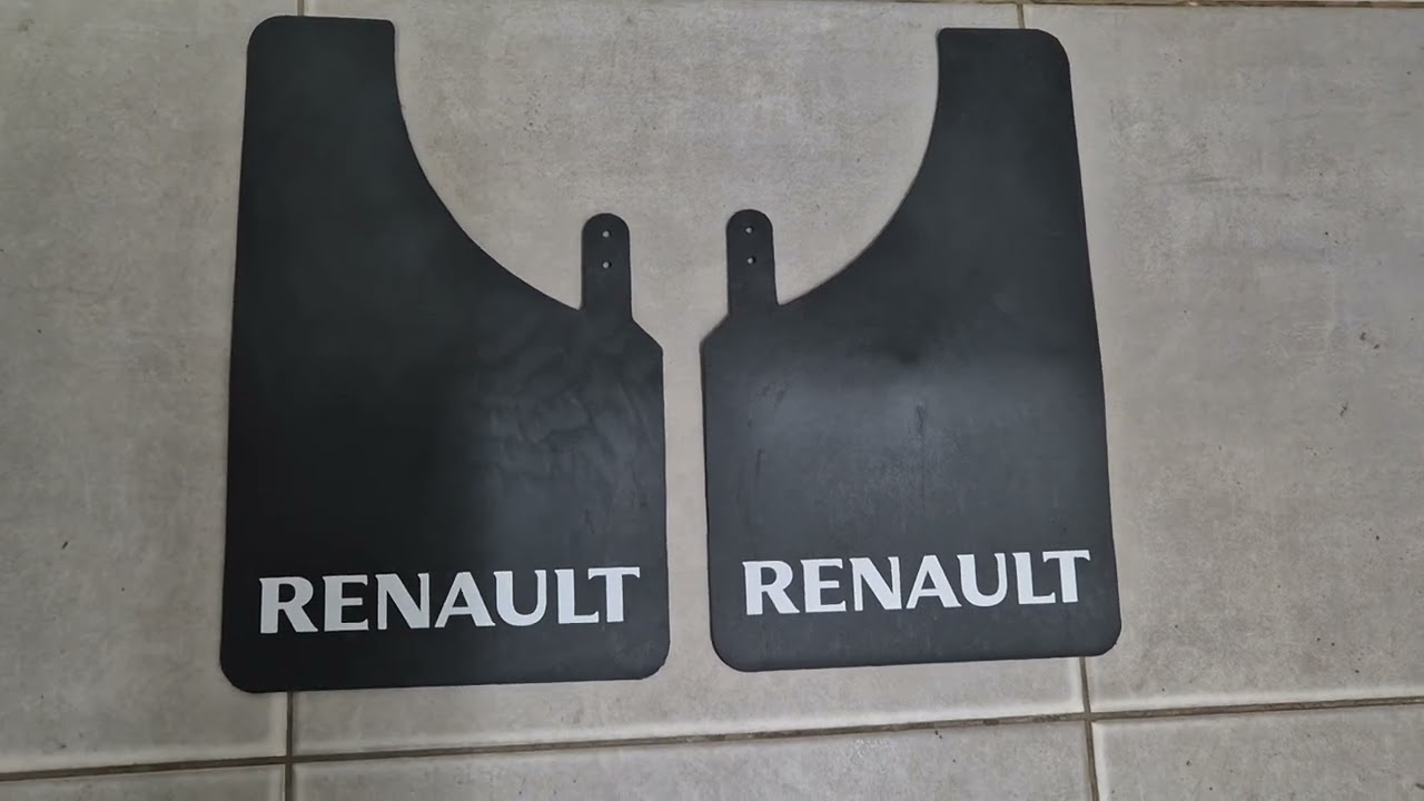 Renault Универсальные брызговики Polytep (230*375, 2 шт) Video 1