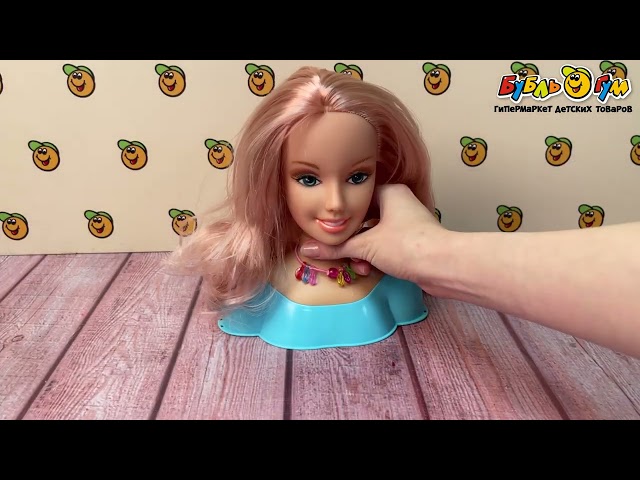Манекен Lanson Toys для создания причесок с прямыми волосами - видео