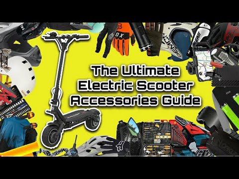 My Top 10 Must Have Accessories For Your E-Scooter/PEV!!