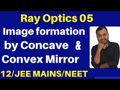 Ray Optics 05 : Image Formation by Concave & Convex Mirror for Different Position of Object JEE/NEET Video