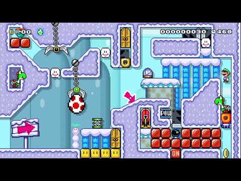 【Super Mario Maker 2】One Screen Puzzle：4B6-Y44-RQG