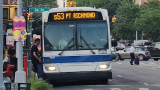 MTA #7001 & #7028 on the S53 to PT RICHMOND