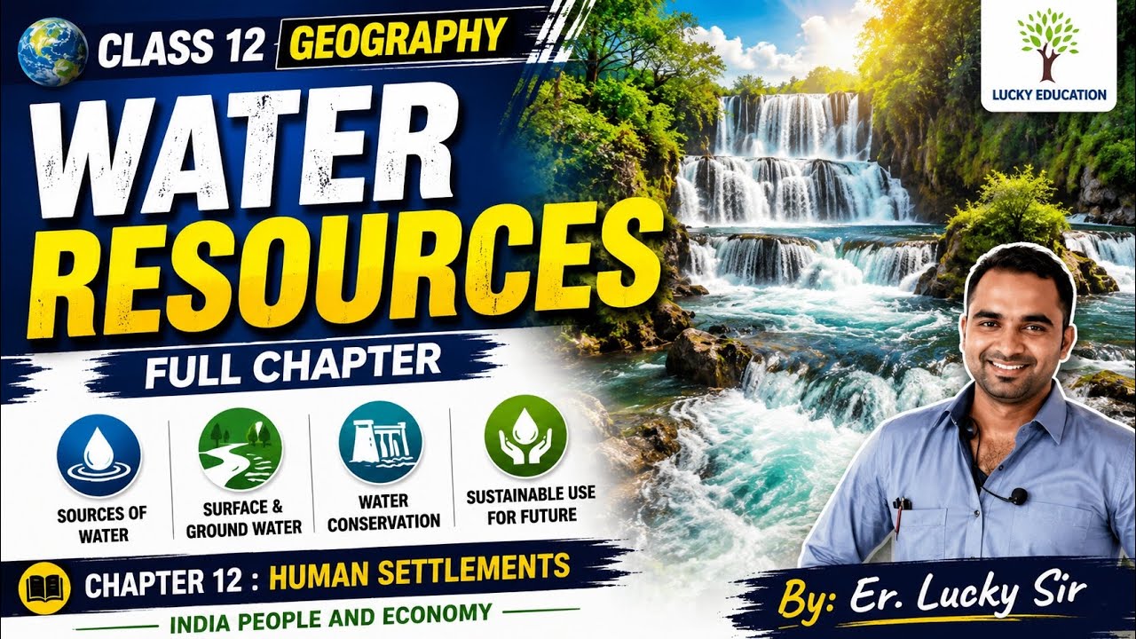 Chapter 4 Water Resources - Class 12 Geography | Full Chapter
