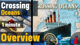 Crossing Oceans -1 minute Overview - Peaky Boardgamer