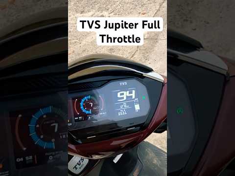 TVS Jupiter SmartXconnect Full Throttle | #shorts #viral #trending