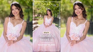 Mariah’s Sweet 16 - Dj Rob Mix - Houston, Tx