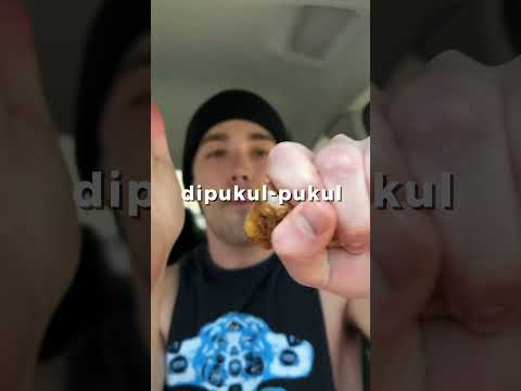 Cara makan ayam yang bener tuh kayak ginii😎😎