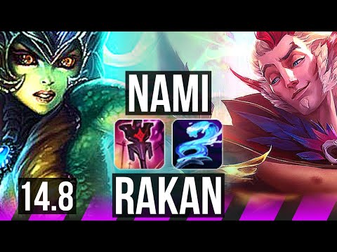 NAMI & Lucian vs RAKAN & Twitch (SUP) | Rank 3 Nami, 3/1/13 | EUW Challenger | 14.8
