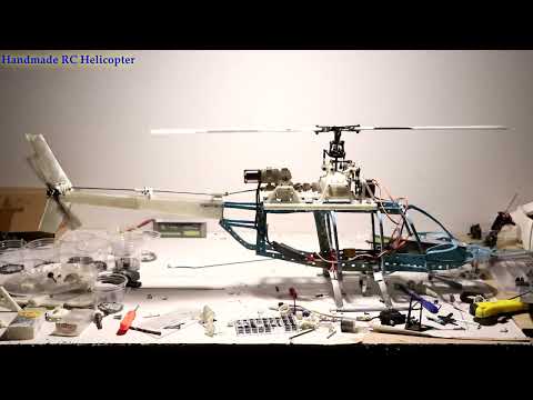 How to make rc helicopter bell 206 at home part 14