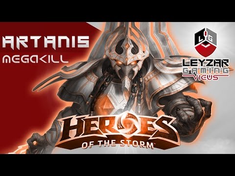 Heroes of the Storm (Gameplay) - Artanis Purifier Beam Mega Kill
