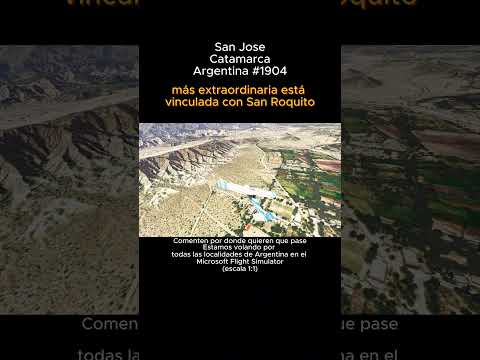 San Jose, Catamarca desde el Microsoft Flight Simulator #sanjose #catamarca #argentina #msfs2024