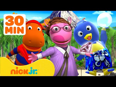 Backyardigans Pirate & Treasure Hunt Adventures! ⚓️🏴‍☠️ w/ Tyrone & Uniqua | 30 Minutes | Nick Jr.