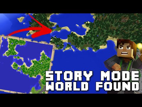 Minecraft Story Mode Seed found using a Map!