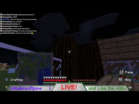 Trying To Build A House - Drakes Survival(3) - Minecraft(Bedrock Edition)