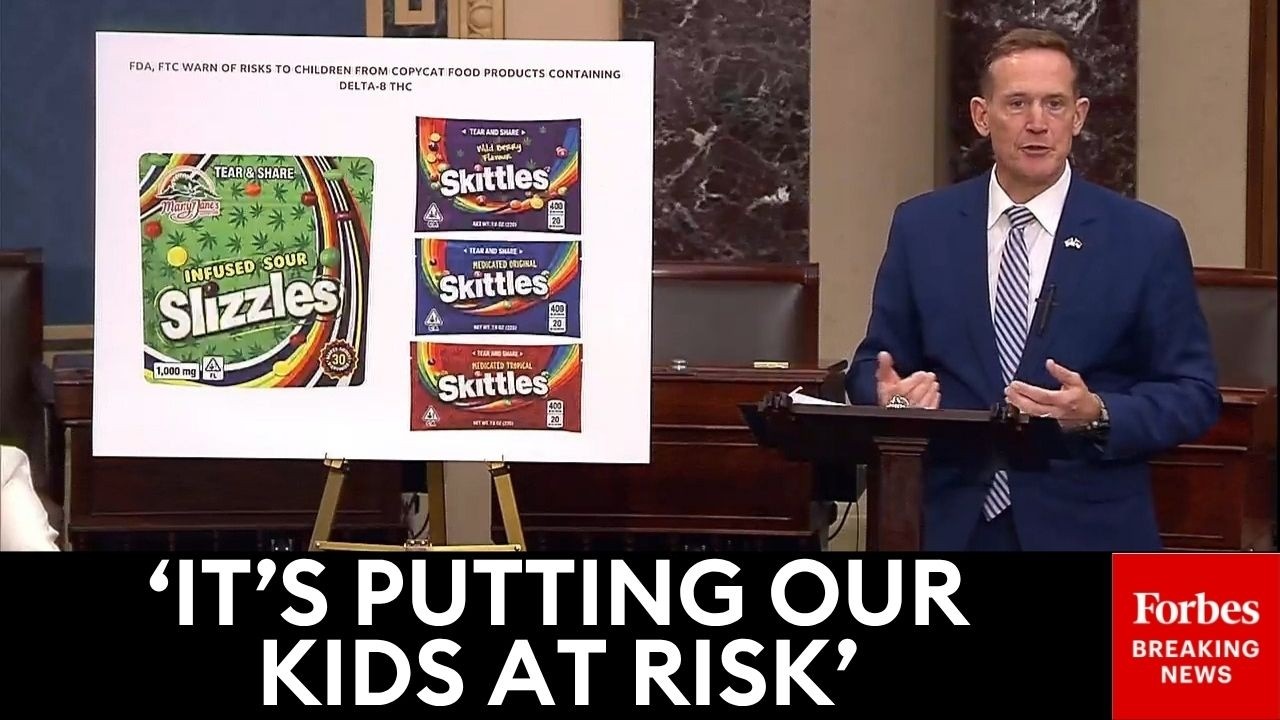 Video: Sen. Budd urges closing hemp loophole over THC edibles mimicking kids' snacks