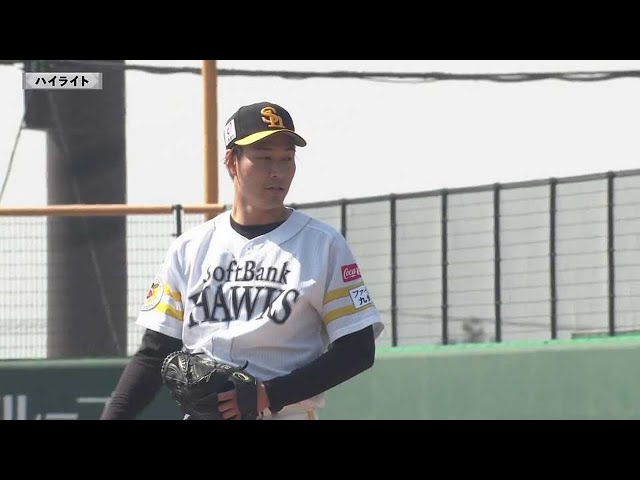 【ファーム】3月19日 ホークス対ドラゴンズ ハイライト
