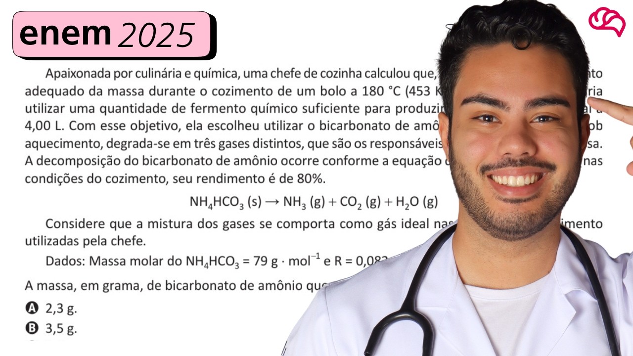 Resolução em Vídeo — Questão 125 ENEM 2025