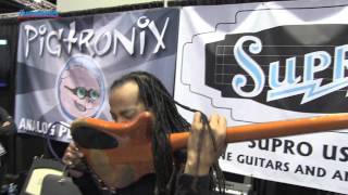 Video thumbnail for Pigtronix Bass FAT Drive Demo With Doug Wimbish - Sweetwater at Winter NAMM 2013 by Sweetwater