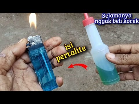 Wirf dein Feuerzeug nicht weg!! Fülle es mit Pertalitöl auf, und du wirst nie wieder ein Feuerzeu...