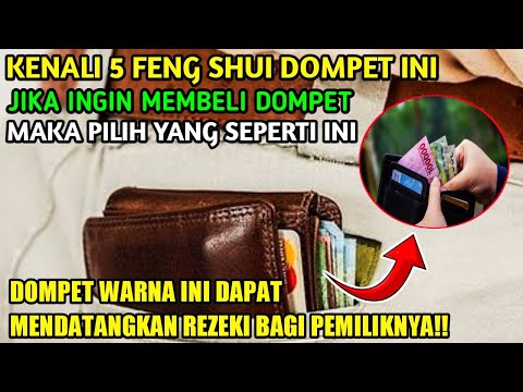 5 Fengshui Dompet agar Datangkan Rezeki bagi Pemiliknya,Pilih Warna Ini jika Ingin Menabung -Hoki Tv