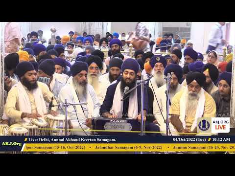 058 Delhi 4Oct2022 TueMor Dinas Sohellaa Keertan Bhai Mohkam Singh Jee Brisbane