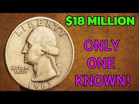 Rare 1965 Quarter Worth BIG Money!  Most Valuable United States Quarter Dollar