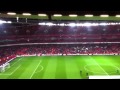 Arsenal Elvis Song before match 