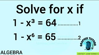 SIMULTANEOUS EQUATION: EQUATION AND POWER IN ALGEBRA
