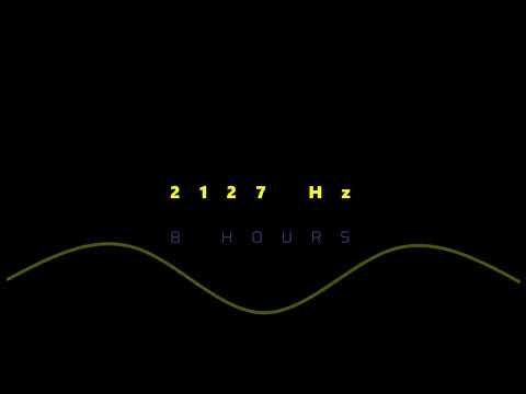ⒽⓏ2127  HZ FREQUENCY PURE TONE 8 HOURS