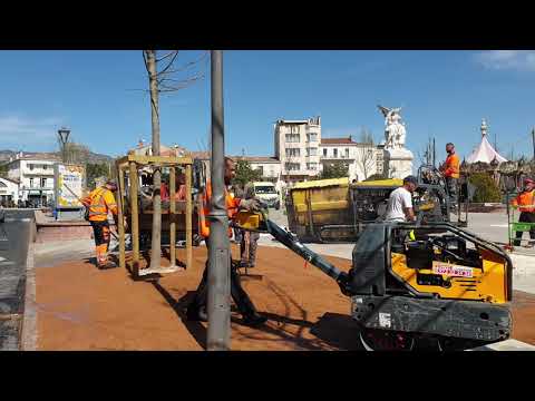 Travaux d'embellissement sur le cours Foch