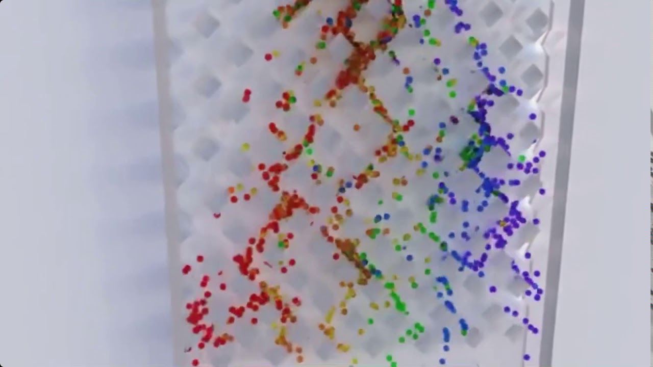 Magic sorting marbles