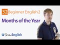 Months of the Year in English