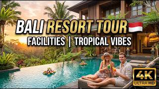 Bali Hotel Tour 🇮🇩 | Room Tour, Facilities & Tropical Vibes in Bali (4K)
