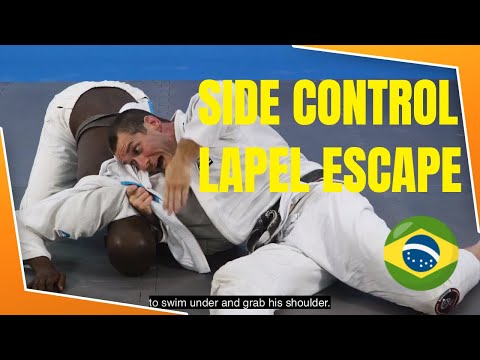 Simple SIDE CONTROL ESCAPE 💥 Side Control Escape with the Lapel!