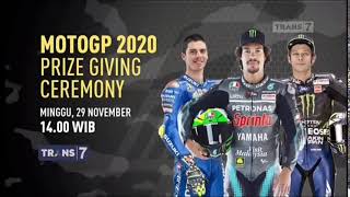 Download lagu Promo Trans7 : MotoGP 2020 Prize Giving Ceremony [5sec] mp3