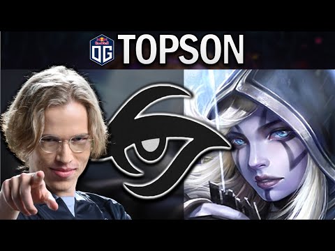 OG.TOPSON DROW RANGER VS TEAM SECRET - DOTA 2 7.29 GAMEPLAY