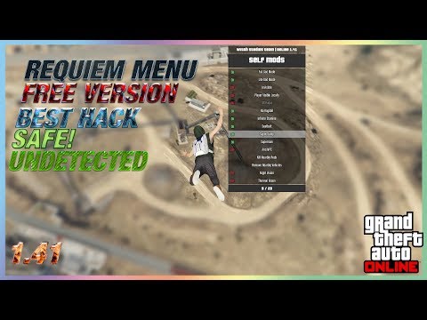 GTA V PC Online 1.41 BEST MENU - Requiem Hack FREE Undetectable