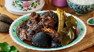 Download lagu Nyonya Ayam Buah Keluak Recipe - 娘惹黑果焖鸡 mp3