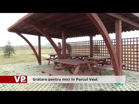 Grătare pentru mici în Parcul Vest