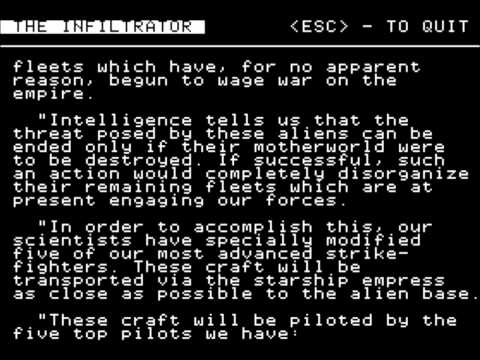 The Infiltrator for the Apple II