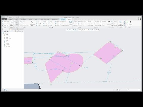 PTC Creo 4.0 tutorial: How to create Sketched features