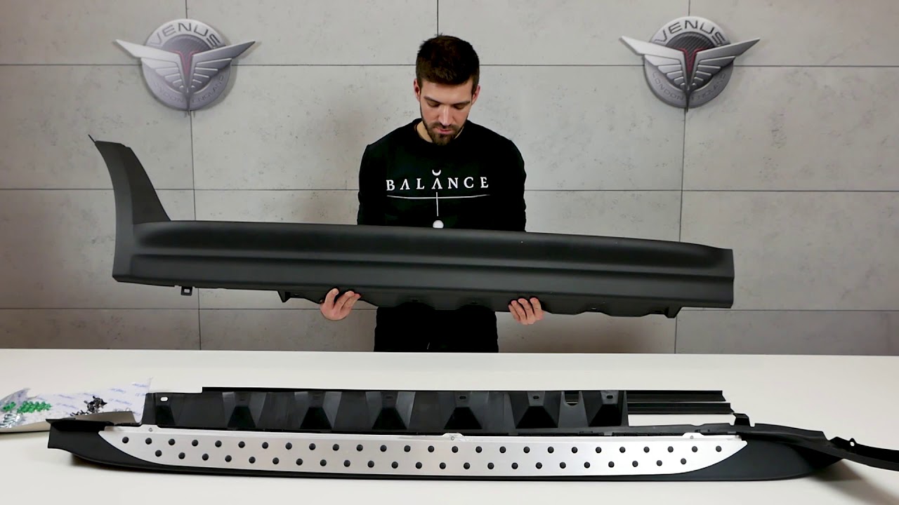 BMW X3 E83 2003-2010 рр. Бокові пороги Cixtai (2 шт., Алюміній) Video 2