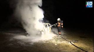 preview picture of video 'Gestolen auto uitgebrand in Nuenen'