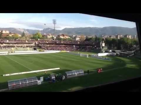 Ternana-Verona 0-2 (10-11-2012) Cacia-Martinho gol. Formazioni dette dallo speaker