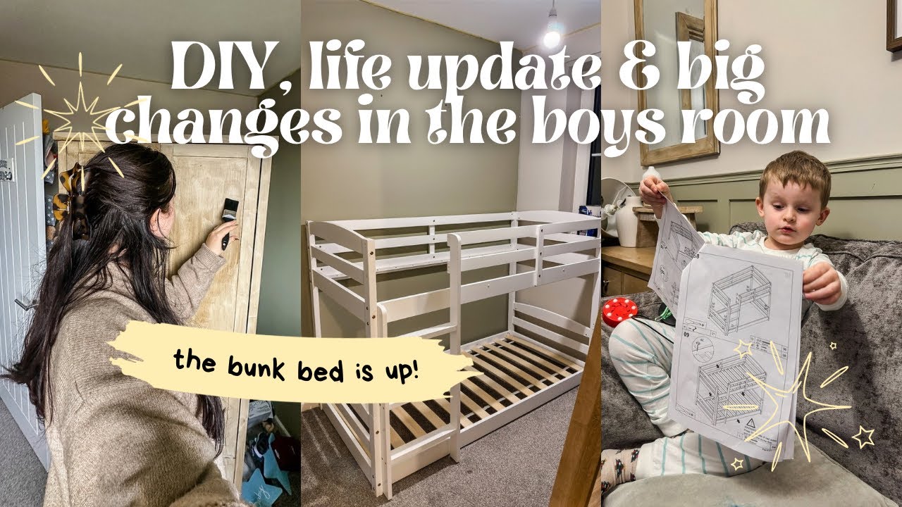 DIY, little life update & BIG changes in the boys room🫶🏼 mum of 2 vlogs