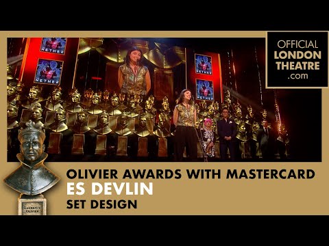 Es Devlin wins Best Set Design | Olivier Awards 2015 with Mastercard