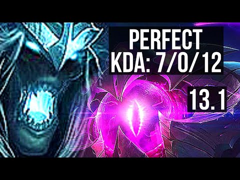 KARTHUS vs VEL'KOZ (MID) | 7/0/12, Godlike, 300+ games | EUW Master | 13.1